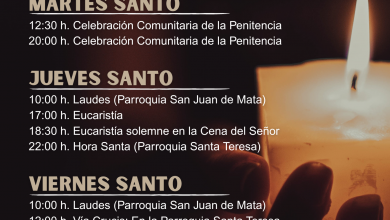 Photo of AGENDA SEMANA SANTA 2026