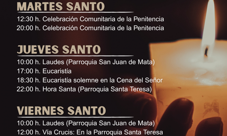 Photo of AGENDA SEMANA SANTA 2026